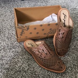 Free People Paramount Leather slip on